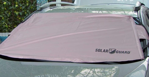 Solar Guard Sun Shade Universal Windshield Cover ROSEGOLD X-LARGE Van Truck SUV Like New