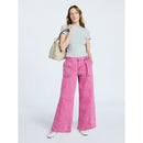 SCOOP SLOUCHY WIDE LEG JEANS UTILITY POCKETS - SIZE: WOMEN 2 - ROSE MUM - Brand New