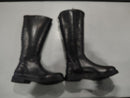 JJ FOOTWEAR WOMEN'S ZWART NAPPA HIGH BOOTS - SIZE: WOMEN XL - 9-9.5 - BLACK - Like New