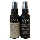 NYX DEWY & MATTE FINISH SET - LONG Lasting Water Based 2.03 fl oz - Brand New