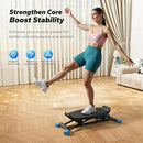 MERACH BALANCE BOARD FOR ADULTS, RESISTANCE BANDS, PORTABLE LCD MONITOR - BLUE - Like New