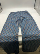 THEAMA TEK COLLECTION MEN'S SOFT FLEECE PAJAMA PANT - SIZE: M - BROWN/BLUE - Brand New