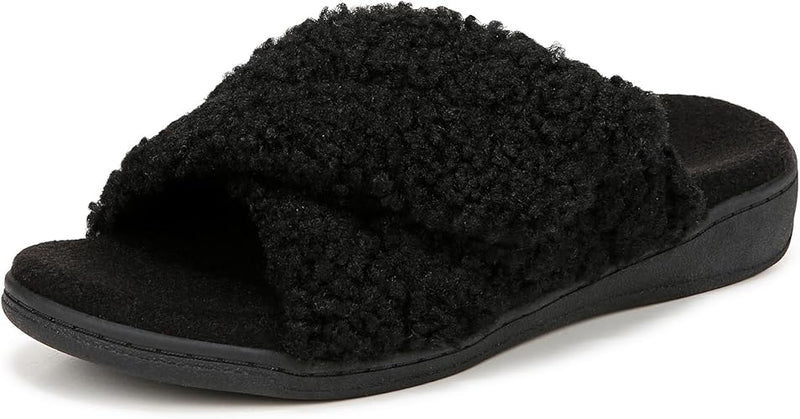 VIONIC WOMEN'S RELAX II SLIPPER - SIZE: WOMEN 8 - BLACK - Like New