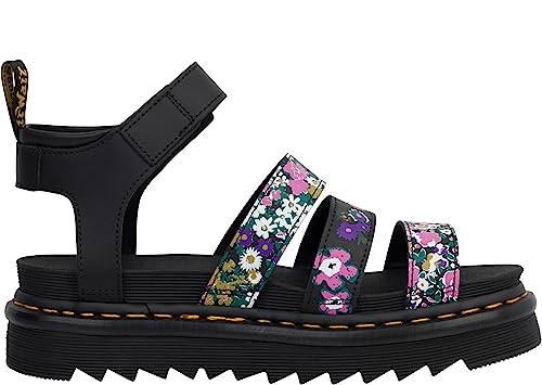 31048038 Dr. Martens Women Blaire Fisherman Sandal, Black Hydro Print, Size 6 Like New