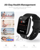JEEJTEK SMART WATCH MEN/WOMEN ANSWER/MAKE CALLS/QUICK REPLY/AI VOICE ASSISTANT - Like New