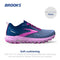 BROOKS WOMEN’S CASCADIA 17 TRAIL RUNNING SHOE - NAVY/PURPLE/VIOLET - SIZE 7.5 - Like New