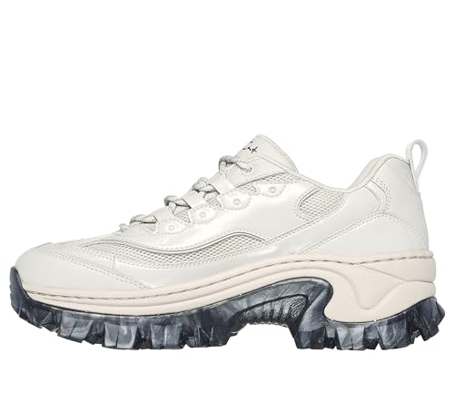 SKECHERS WOMEN'S DOJA CAT: DOJA'LITE SHINE SHOES - OFF WHITE - SIZE 7 Like New