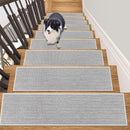 HEBE Carpet Stair Treads for Wooden Steps Indoor 15 Pack 8" X 30" - Brand New