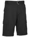 BLU ROCK MEN'S FLEX STRETCH CARGO SHORTS - 38 - BLACK - Brand New