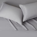 AMAZON BASICS LIGHTWEIGHT SUPER SOFT BRUSHED MICROFIBER 4QUEEN - DARK GRAY - Brand New