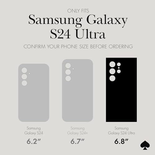 KATE SPADE NEW YORK GALAXY S24 ULTRA CASE CHARGING - SCATTERED FLOWERS - Like New