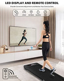 REDLIRO WALKING PAD UNDER DESK TREADMILL 300 LB MOTORIZED PORTABLE JK30H - BLACK - Like New