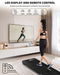 REDLIRO WALKING PAD UNDER DESK TREADMILL 300 LB MOTORIZED PORTABLE JK30H - BLACK - Like New