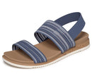 114704 Skechers Bobs Women's DESERT KISS LOW-BREEZY STRIPE SIZE 11 NAVY - Brand New