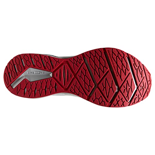 BROOKS WOMEN’S LEVITATE 6 NEUTRAL RUNNING SHOE SIZE: WOMEN 8 - WHITE/RED/SILVER - Like New