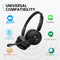 Anker PowerConf H500 Charging Stand Bluetooth Dual-Ear Headset A3511012 - Black - Brand New