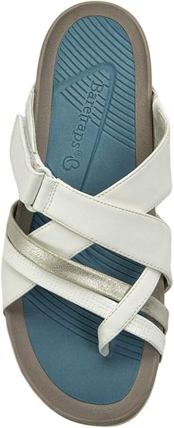 BT27019 BARETRAPS ASTER WEDGE WOMEN'S SANDAL - WHITE - SIZE 9 Like New