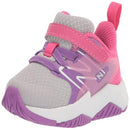 New Balance Little Kid's Rave Run V2 Hook&Loop Shoe Summer Fog/Hi-pink Size 13 Like New