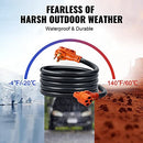 VEVOR 15 FT EXTENSION 50 AMP, STW POWER CORD, 14-50R FEMALE, 14-50P MALE PLUG - Like New