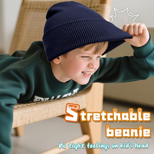 ZOORON Kids Beanie Boys Girls Beanies Children Winter Hats Children Knit Warm - Like New