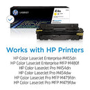 HP 414A YELLOW TONER CARTRIDGE WORKS W2022A - YELLOW - Like New