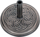 YSSOA 24.2 LBS 17.7" Market Umbrella Base Heavy Duty Round Patio Umbrella - Brand New