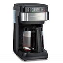 HAMILTON BEACH WORKS ALEXA SMART COFFEE PROGRAMMABLE 12 CUP - BLACK/ STAINLESS - Like New