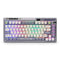 KZZI KZ-75-R37KTG PRO RGB 75% Wireless Gasket Mechanical Keyboard 82 Keys - Gray Like New