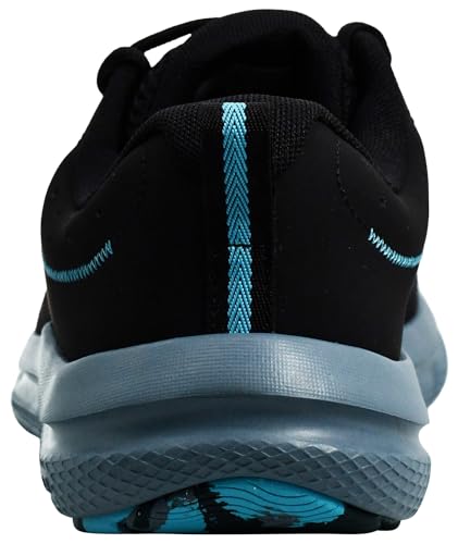 3026175 Under Armour Men Charged Assert 10 Black/Black/Blue Surf Size 12 Like New