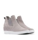 SOREL WOMEN'S OUT N ABOUT SLIP-ON WEDGE BOOT - SIZE WOMEN 11 GRAY/WHITE - Brand New