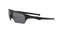 0OO9363-0264 OAKLEY MEN'S FLAK BETA RECTANGULAR POLISHED BLACK-BLACK IRIDIUM - Like New