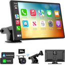 Wireless Carplay Touchscreen with 4K Dash Cam: Portable Apple - Scratch & Dent