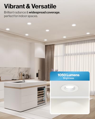 SUNCO LIGHTING 12 Pack LED Recessed Lighting 6 Inch, 3000K Warm - Scratch & Dent