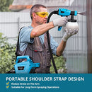 TILSWALL 800W HVLP 1100ML/MIN ELECTRIC SPRAY PAINT GUN, 1300ML W201 - BLUE/BLACK - Like New