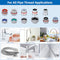 11pcs Faucet Adapter Kit, Brass Faucet Aerator Adapter Set Male Female Sink - Like New