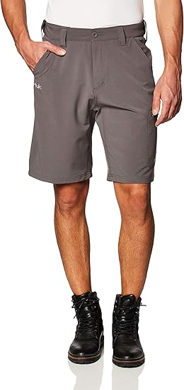 HUK MEN'S NEXT LEVEL QUICK-DRYING PERFORMANCE FISHING SHORTS SIZE: M - CHARCOAL - Brand New