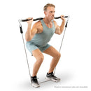 MARCY DELUXE EXERCISE CURL BAR FOR LATS, CURLS AND MORE BBEB-7355 - BLACK - Like New