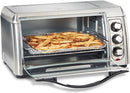 Hamilton Beach Air Fryer Countertop Toaster Oven HB-31323 - Stainless Steel - Like New