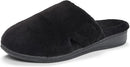 10000148001 VIONIC WOMEN'S INDULGE GEMMA MULE SLIPPERS BLACK SIZE 11 - Like New