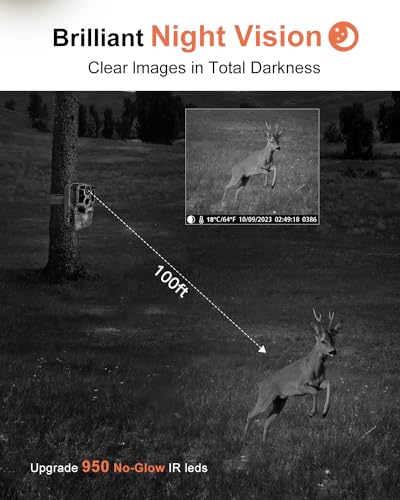 KJK TRAIL CAMERA WIFI 8K 84MP 64GB MEMORY CARD GAME CAMERA KJK-LCK228 - CAMO - Like New