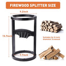 FOCRED WOOD SPLITTER, XL LOG/KINDLING SPLITTER MANUAL CAST IRON, DD-001 - BLACK Like New