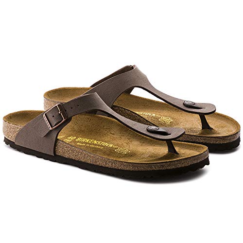 0043751 BIRKENSTOCK GIZEH BS SANDALS UNISEX REGULAR FIT MOCHA SIZE 12M/14W Like New