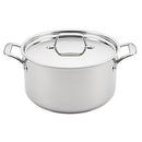 BREVILLE THERMAL PRO STAINLESS STEEL COOKWARE POTS PANS 10 PIECE 32064 - SILVER Like New