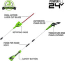 Greenworks 24V 8" Cordless Polesaw + 20" Pole 2.0Ah - Scratch & Dent