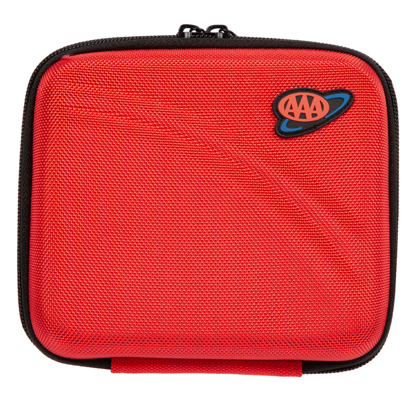 Lifeline AAA 53-Piece Road Trip Emergency First Aid Kit and Premium Sports Team First Aid Essentials Case Red 4182AAA