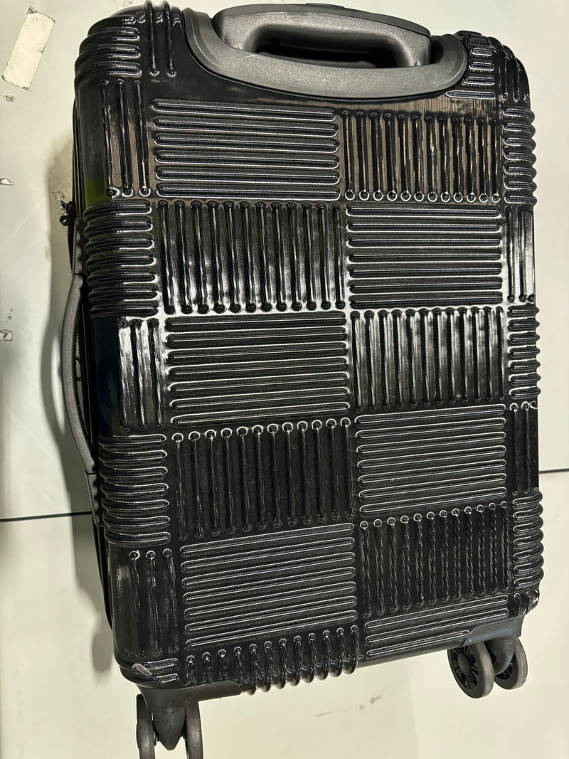 AMERICAN TOURISTER CHECKERED POLYCARBONATE CARRY ON SPINNER - BLACK/GRAY - Like New