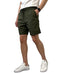 SOUTHPOLE MEN'S QUICK-DRY WATER RESISTANT NYLON SHORTS SIZE MEN L OLIVE - Like New