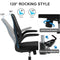 Sytas Ergonomic Desk Chair with Padded Flip up Arms and - Scratch & Dent