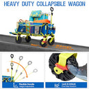OLDBAHAMABAY 300LBS EXTRA LONG 49" L BEACH WAGON BIGWHEELS - ANIMAL PRINET - Like New