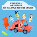 Bluey Heeler 4WD Family Toddler Toy Car with 4 Figures, Surfboards and Sticker - Brand New